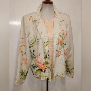 NANCY BOLEN EMBROIDERED SILK JACKET